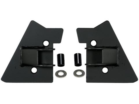 Mirror Relocation Bracket Kit Black 97-02 Jeep Wrangler TJ Rugged Ridge