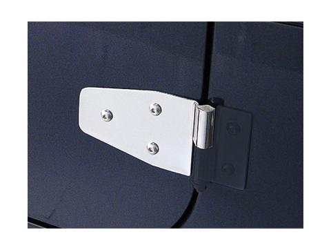 Door Hinge Kit Stainless Steel 87-06 Jeep Wrangler YJ/TJ Rugged Ridge