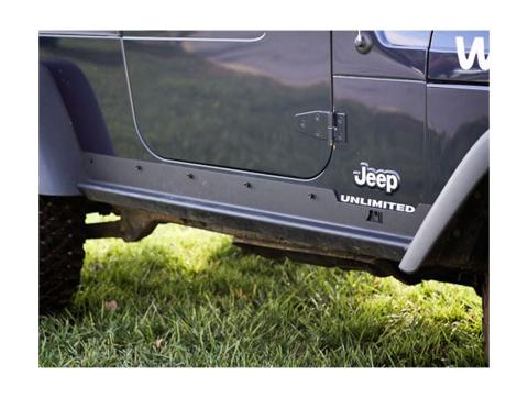 Rocker Panel Guard Kit Heavy Duty 97-06 Jeep Wrangler TJ Rugged Ridge