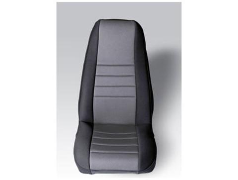 Neoprene Seat Cover Rugged Ridge Fronts (pair) Gray 76-90 Wrangler Rugged Ridge