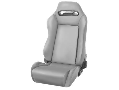 Sport Seat Front Reclinable Gray 76-02 Jeep CJ/Wrangler YJ/TJ Rugged Ridge