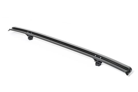 Jeep JK No Drill Windshield Header For 07-18 Wrangler JK Black MasterTop
