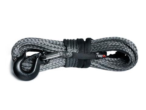 Synthetic Winch Line Dark Gray 7/16 Inch X 90 Feet Universal Rugged Ridge