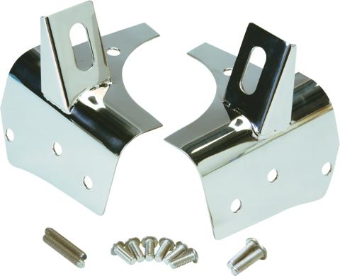 Jeep TJ Light Bracket Pair 97-06 Wrangler TJ Polished Silver Kentrol