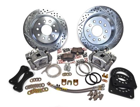 Brake System 11.65 Inch Rear IronSport with Park Brake NON-Staggered Shocks GM 10-12 Bolt BAER Brakes