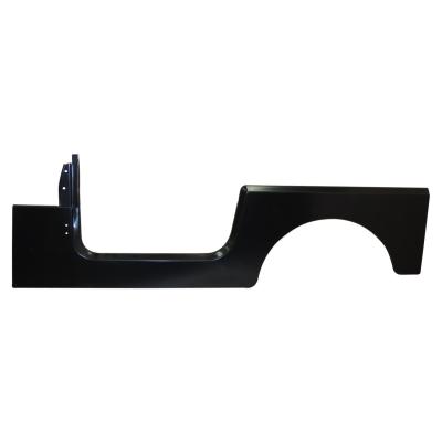 Left Side Panel, Black paintable without Jeep Logo for 76-95 CJ-7 & YJ Wrangler Crown Automotive