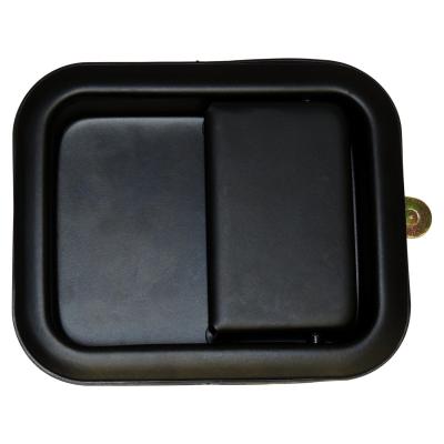 Right Exterior Door Handle for 81-06 Jeep CJs, YJ, TJ w/ Full Steel Doors, Black Crown Automotive