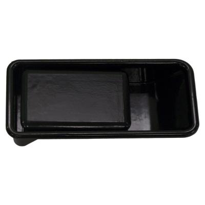 Exterior Left Black Door Handle for 1987-2006 YJ & TJ Wranglers w/ Half Doors Crown Automotive