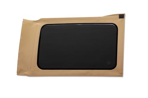 OE JL Replacement Windows Jeep 2018-26 Wrangler JL Quarter Right Hand 4-Door Tan Twill Tinted Bestop