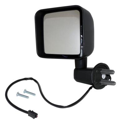 Left Power, Heated, Manual Folding Mirror for 2015-2018 Jeep JK Wrangler RHD Crown Automotive