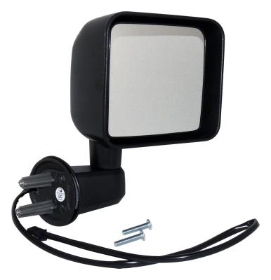 Right Power, Heated, Manual Folding Mirror for 2015-2018 Jeep JK Wrangler RHD Crown Automotive
