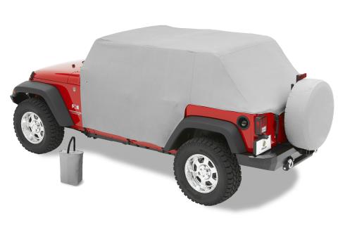 All Weather Jeep Trail Cover For Jeep 2004-2006 Wrangler TJ Charcoal/Gray Bestop