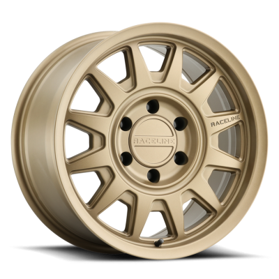 Aluminum Wheels 17x8.5 Aero HD 952BZ Satin Bronze Gold 18 Offset 6 on 135 Bolt Pattern 87.1 Bore Raceline