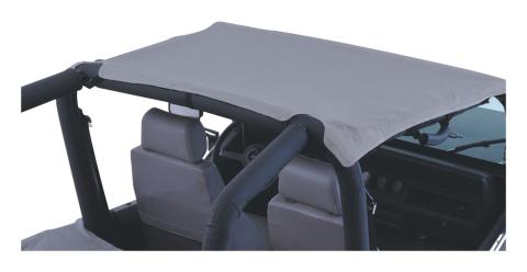 Gray Beach Topper for 1987-1991 Jeep YJ Wrangler RT Off Road