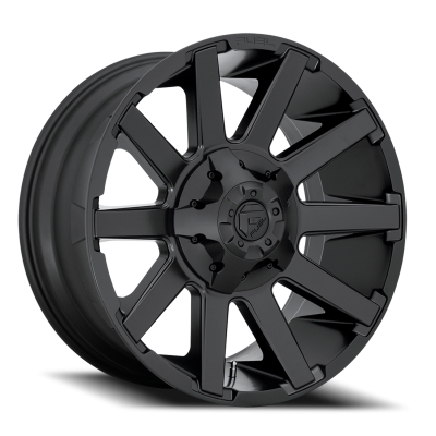 Aluminum Wheels 20X9 Contra D437 8 On 180 Matte Black 124.2 Bore 20 Offset 8 Spoke Fuel Off Road Wheels