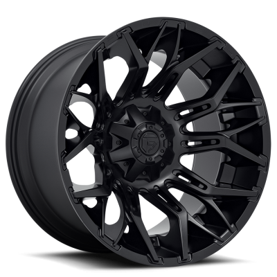 Aluminum Wheels 22X10 Twitch D772 8 On 165.1 Blackout 125.2 Bore -18 Offset Fuel Off Road Wheels