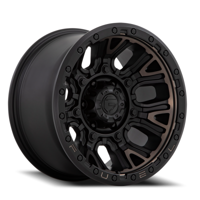 Aluminum Wheels 20X9 Traction D824 6 On 139.7 Matte Black Double Dark Tint 106.1 Bore 1 Offset Fuel Off Road Wheels