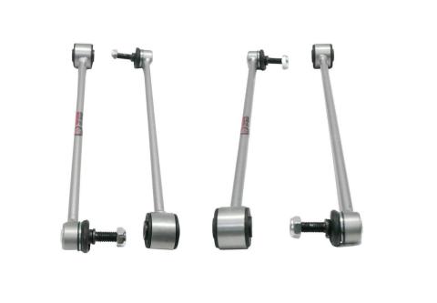 Front and Rear Extended Zinc-Nickel Sway Bar End links for 3.5-6 Inch Lift for 20-Present Jeep Gladiator JT Freedom Off-Road