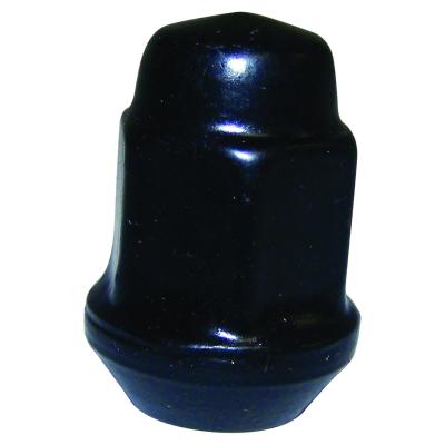 1/2 Inch-20 Black Capped Lug Nut for Select Jeep JK, TJ, YJ, WK, WJ, XJ, and More! Crown Automotive