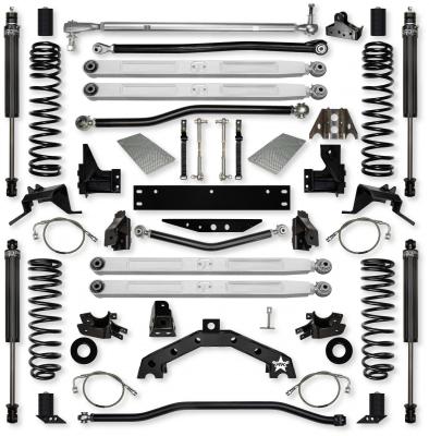 4.5 Inch X-Factor X2 Pro Elite Long-Arm Suspension System for Jeep Wrangler JK With IFP Shocks Rock Krawler