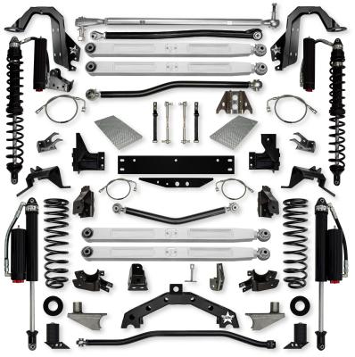 4.5 Inch X Factor X2 Pro Elite 6 Inch Stretch Coilover Long-Arm Suspension System For Jeep Wrangler JK Comp Stage 2 Rock Krawler