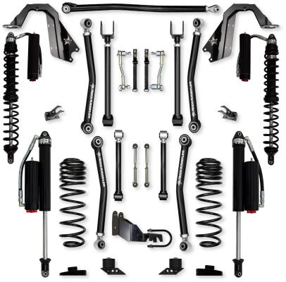 3.5 Inch Adventure X Coilover Mid-Arm Suspension System for Jeep Wrangler JL Gas Models Comp System Stage 2 Rock Krawler