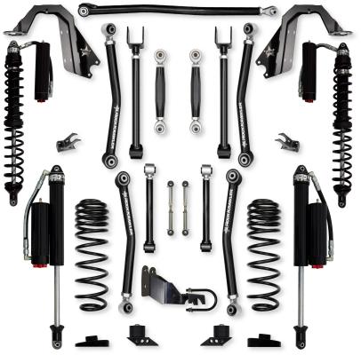 3.5 Inch Adventure X Coilover No Limits Mid-Arm Suspension System for Jeep Wrangler JLU Diesel Models Comp System Stage 2 Rock Krawler