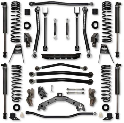 3.5 Inch T-REX No Limits Suspension System for Jeep Wrangler JLU 4XE Models With IFP Shocks Rock Krawler