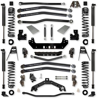 3.5 Inch X-Factor X2 No Limits Long-Arm Suspension System for Jeep Wrangler JL Gas Models With IFP Shocks Rock Krawler