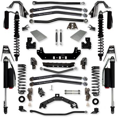 3.5 Inch X-Factor X2 Coilover No Limits Long-Arm Suspension System for Jeep Wrangler JLU Diesel Models Comp System Stage 2 Rock Krawler