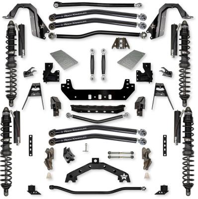 3.5 Inch X-Factor X2 Coilover No Limits Long-Arm Suspension System for Jeep Wrangler JLU Diesel Models Trail Runner System Stage 1 Rock Krawler