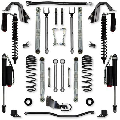 3.5 Inch X-Factor Pro Elite Coilover Mid-Arm Suspension System for Jeep Wrangler JL Gas Models Comp System Stage 2 Rock Krawler