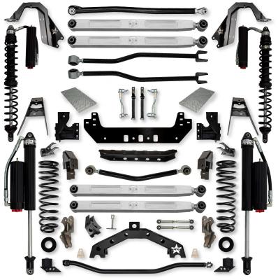 4.5 Inch Adventure X2 Pro Elite Coilover Long-Arm Suspension System for Jeep Wrangler JL Gas Models Comp System Stage 2 Rock Krawler