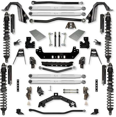 4.5 Inch X-Factor X2 Pro Elite Coilover Long-Arm Suspension System for Jeep Wrangler JLU Gas Models Trail Runner System Stage 1 Rock Krawler