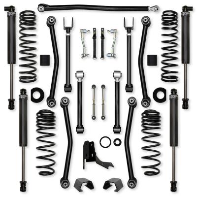 2.0 Inch Ultimate Adventure Mid-Arm Suspension System for Jeep Gladiator JT Gas Models With IFP Shocks Rock Krawler