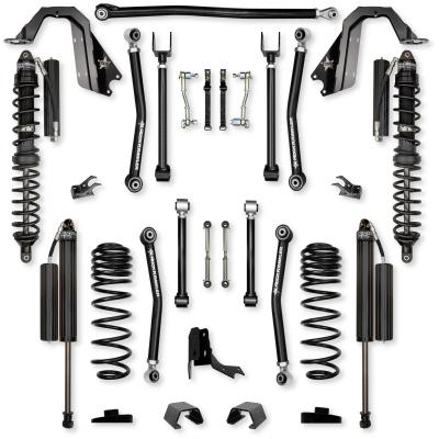 3.0 Inch Adventure X Coilover Mid-Arm Suspension System for Jeep Gladiator JT Gas Models Comp Stage 1 Rock Krawler