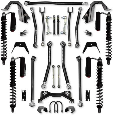 3.0 Inch Pro X Coilover Mid-Arm Suspension System for Jeep Gladiator JT Gas Models Trail Runner System Stage 2 Rock Krawler