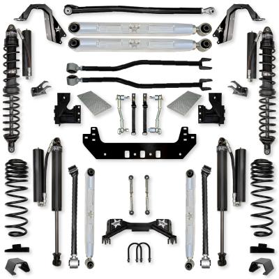 3.0 Inch Silverback Pro Elite Coilover Long-Arm Suspension System for Jeep Gladiator Gas Models Comp Stage 1 Rock Krawler