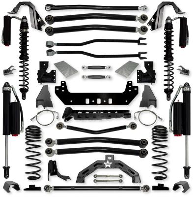 4.5 Inch Adventure X2 Coilover No Limits Long-Arm Suspension System for Jeep Gladiator JT Gas Models Comp System Stage 2 Rock Krawler
