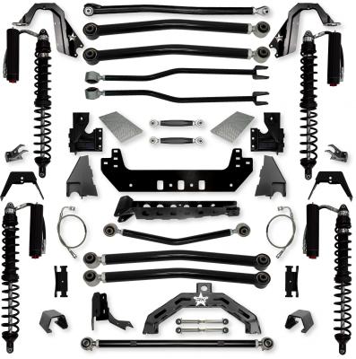 4.5 Inch Adventure X2 Coilover No Limits Long-Arm Suspension System for Jeep Gladiator JT Gas Models Trail Runner System Stage 2 Rock Krawler