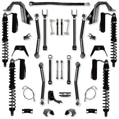 4.5 Inch Adventure X Coilover Mid-Arm Suspension System for Jeep Gladiator JT Diesel Models Trail Runner System Stage 2 Rock Krawler