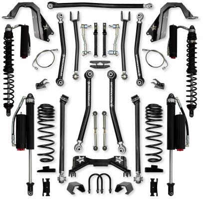 4.5 Inch Pro X Coilover Mid-Arm Suspension System for Jeep Gladiator JT Gas Models Comp System Stage 2 Rock Krawler