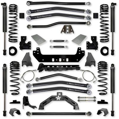 4.5 Inch X-Factor X2 No Limits Long-Arm Suspension System for Jeep Gladiator JT Gas Models With IFP Shocks Rock Krawler