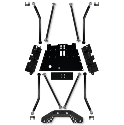 Rockzilla Flat Belly Long-Arm Upgrade DT Front & Rear 04-06 Wrangler Unlimited LJ Rock Krawler