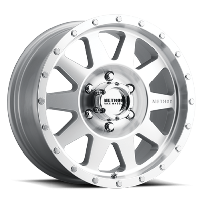 Aluminum Wheels 17x8.5 The Standard MR301 Bolt Pattern 6 On 139.7 Offset 25 Lip Size 1.85 Machined SL Clear Coat Method