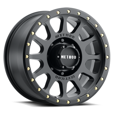 Aluminum Wheels 18x9 NV MR305 Bolt Pattern 8 On 170 Offset -12 Lip Size 1.46 Matte Black MB Method