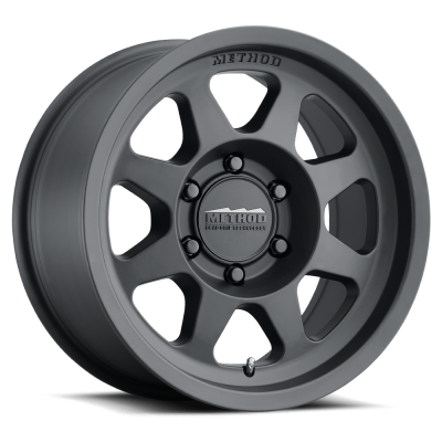 Aluminum Wheels 16x8 Bead Grip MR701 Bolt Pattern 6 On 120 Offset 0 Lip Size 1.42 Matte Black MB Method