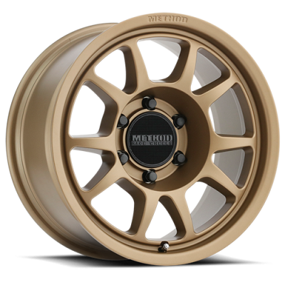 Aluminum Wheels 16x8 Bead Grip MR702 Bolt Pattern 6 On 120 Offset 0 Lip Size 1.18 Method Bronze BRZ Method