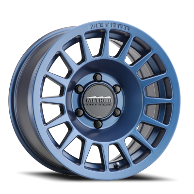 Aluminum Wheels 18x9 Bead Grip MR707 Bolt Pattern 6 On 139.7 Offset 18 Lip Size 0 Bahia Blue BL Method