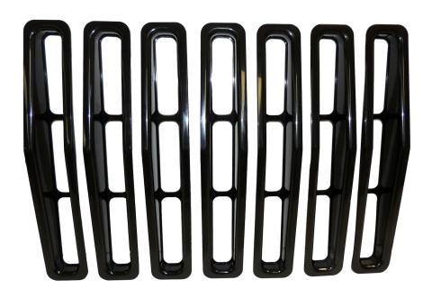 Grille Insert Set, Black, Snap-In RT Off Road